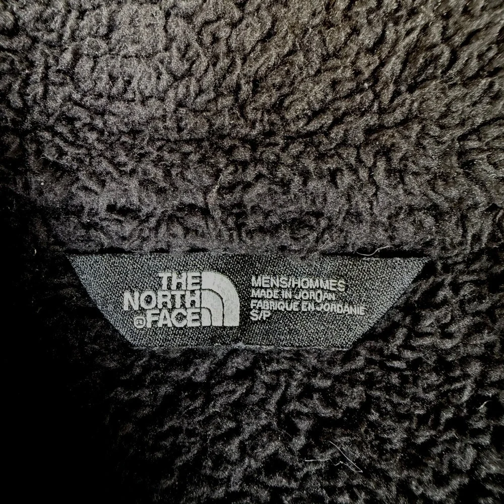 The North Face Mens Sherpa Fleece Full Zip Jacket Black S P High Pile Mock Neck